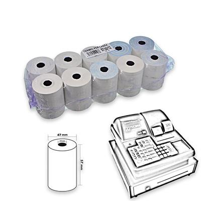 ROTOLI TERMICI POS CALCOLATRICE 57X30 FORO 12 5730C