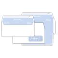 BUSTE 11X23 GR.90 PZ.500  C/FINESTRA TAGLIO QUADRO SILVE