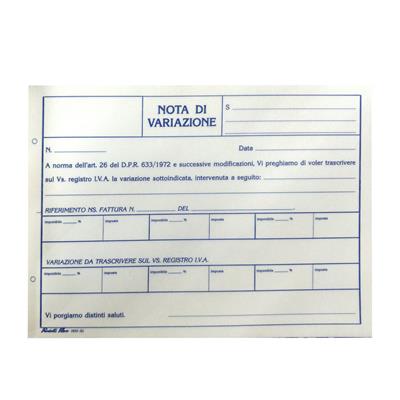 NOTE DI VARIAZIONE 1650