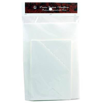 TASCHETTE AMALFITANE 16X22 PZ.10 PL116 BIANCHE