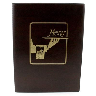 PORTA MENU' 21X30 2 BUSTE + 2 TASCHE