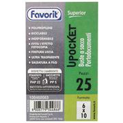 BUSTE A SACCA UPOCKET 6X10 PZ.25 100460083
