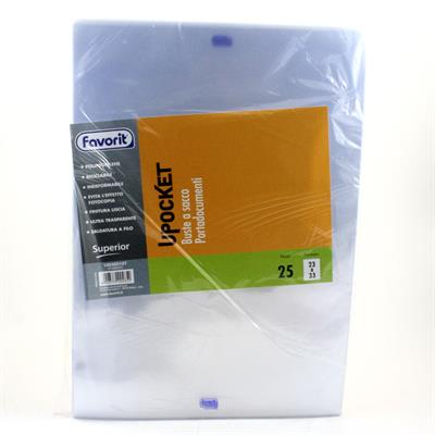 BUSTE A SACCA UPOCKET 23X33 PZ.25 100460107