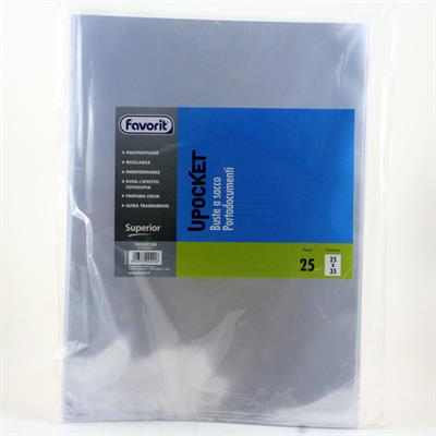 BUSTE A SACCA UPOCKET 25X35 PZ.25 100460108