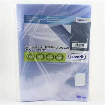 BUSTE A ELLE 22X30 PRATIC 78 LISCE PZ.50 100460047
