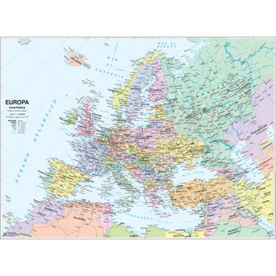 CARTINA EUROPA 132X99 MS03PL