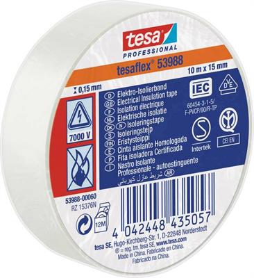NASTRO ADESIVO ISOLANTE TESA 10X15 BIANCO 53988-00060-00