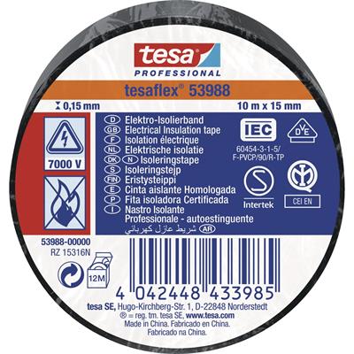 NASTRO ADESIVO ISOLANTE TESA 10X15 NERO 53988-00000-01
