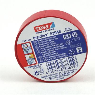 NASTRO ADESIVO ISOLANTE TESA 10X15 ROSSO 53988-00004-15