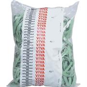 ELASTICI FETTUCCIA VERDI MM.8  DIAMETRO 120 MM. 6002G201