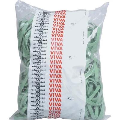 ELASTICI FETTUCCIA VERDI MM.8  DIAMETRO 140 MM. 6002G240