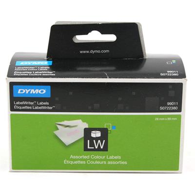 ETICHETTE DYMO LW INDIRIZZI 28X89 COLOR.PZ.4 S0722380