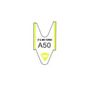ROTOLI X SCONTRINI ELIMINACODE 2000 GIALLO PX044GI