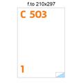 ETICHETTE MULTIUSO A4 fogli 100 INUC503 210X297 23224