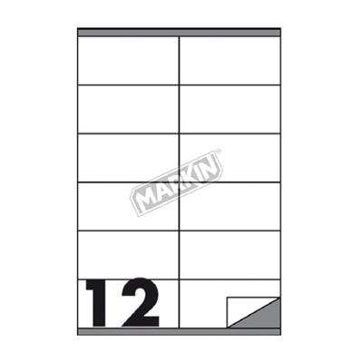 ETICHETTE MULTIUSO A4 fogli 100 INUC504 105X48 23221