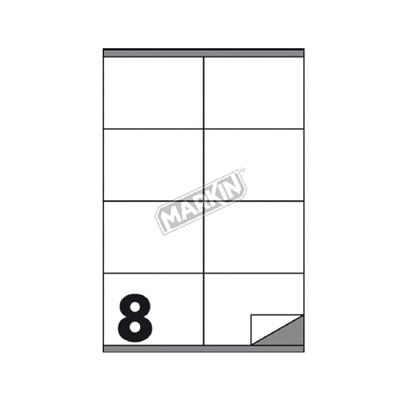 ETICHETTE MULTIUSO A4 fogli 100 INUC502 105X72 28012