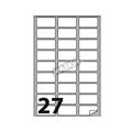 ETICHETTE MULTIUSO A4 fogli 100 INUC524 56X28 12896