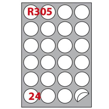 ETICHETTE MULTIUSO A4 R305 D.40 FF.100 24X FOGLIO