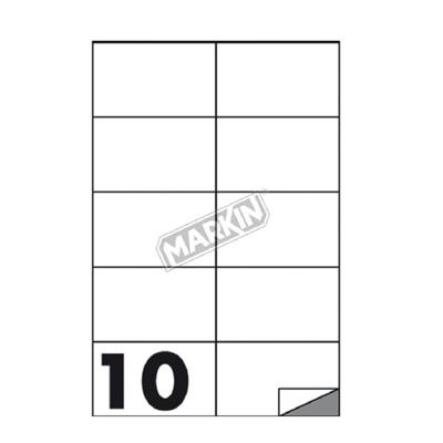 ETICHETTE MULTIUSO A4 fogli 100 INUC507 105X59 28013