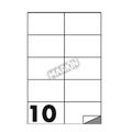 ETICHETTE MULTIUSO A4 fogli 100 INUC507 105X59 28013