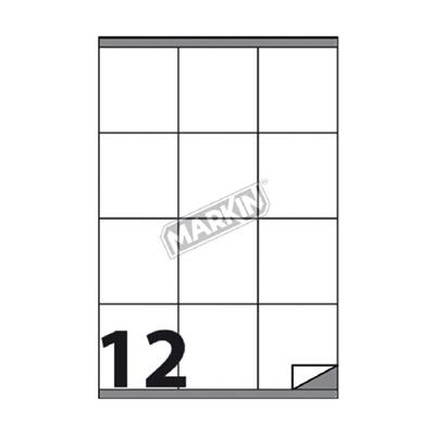 ETICHETTE MULTIUSO A4 fogli 100 INUC515 70X72 12885