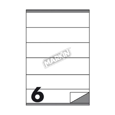 ETICHETTE MULTIUSO A4 fogli 100 INUC529 210X48 12897