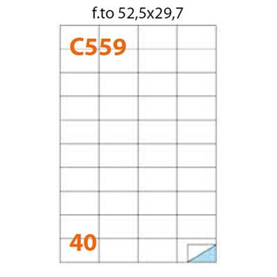 ETICHETTE MULTIUSO A4 fogli 100 INUC513 52,5X29,7 24001