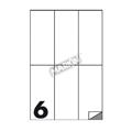ETICHETTE MULTIUSO A4 fogli 100 INUC542 70X148 12898