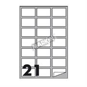 ETICHETTE MULTIUSO A4 fogli 100 NUA410 63,5X38,1 16008