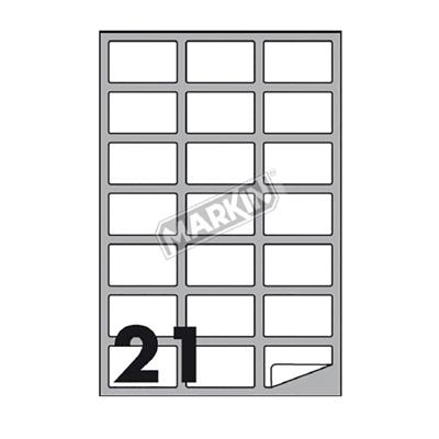 ETICHETTE MULTIUSO A4 fogli 100 NUA410 63,5X38,1 16008