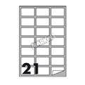 ETICHETTE MULTIUSO A4 fogli 100 NUA410 63,5X38,1 16008