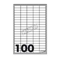 ETICHETTE MULTIUSO A4 fogli 100 INUA401 37X14 12884