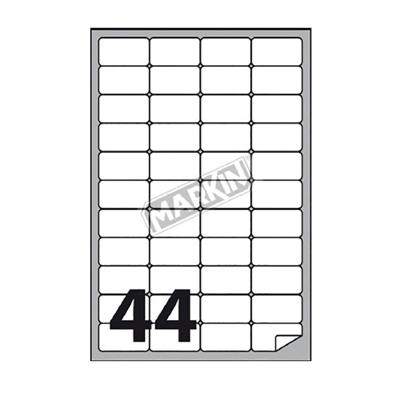 ETICHETTE MULTIUSO A4 fogli 100 INUA406 47,5X25,5 16006