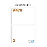 ETICHETTE MULTIUSO A4 fogli 100 NUA470 199,6X143,5 28014