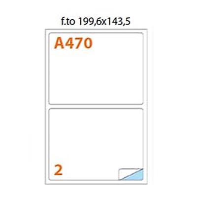 ETICHETTE MULTIUSO A4 fogli 100 NUA470 199,6X143,5 28014