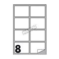 ETICHETTE MULTIUSO A4 fogli 100 INUA450 99,1X67,7 12882
