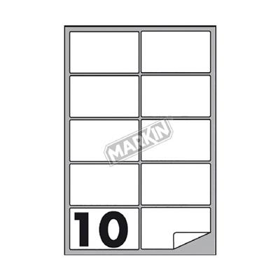 ETICHETTE MULTIUSO A4 fogli 100 INUA445 99,6X57 12890