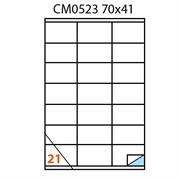 ETICHETTE MULTIUSO FF.100 70X41 21XFG CM0523