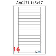 ETICHETTE MULTIUSO A4 AA0471 145X17