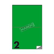 ETICHETTE MULTIUSO A4 210X148 VERDI 100 FOGLI