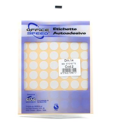 BUSTA ETICHETTA ADES. DIAM.14 3801 AP05GC