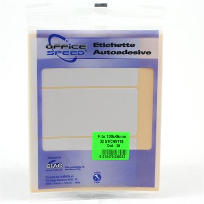 BUSTA ETICHETTA ADESIVE FF10 INU51 100X46