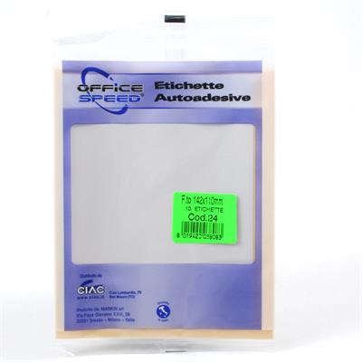BUSTA ETICHETTA ADESIVE FF10 INU54 142X110