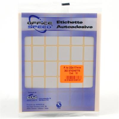 BUSTA ETICHETTA ADES.10 22X17 3813 AP018GC