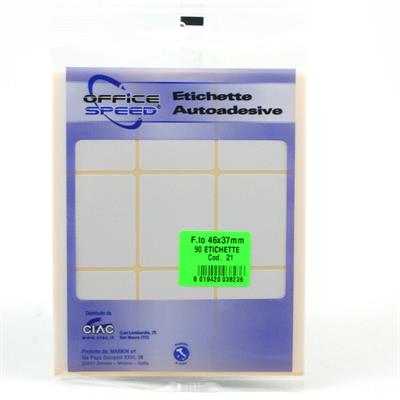 BUSTA ETICHETTA ADESIVE FF10 INU35 46X37