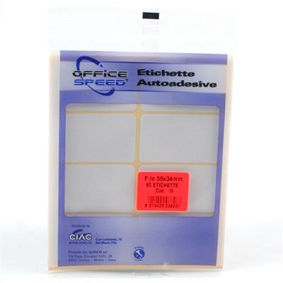 BUSTA ETICHETTA ADESIVE FF10 INU41 56X34