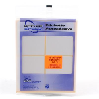 BUSTA ETICHETTA ADESIVE FF10 INU47 70X56