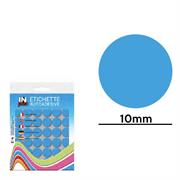 BUSTA ETICHETTA ADESIVE FF10 INU04 DM.10 AZZURRO
