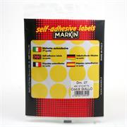 BUSTA ETICHETTA 8 DM.27 GIALLO X10008G