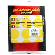 BUSTA ETICHETTA 9 DM.34 GIALLO X10009G